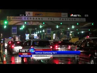 Antrean Tol Karawang Hingga 3 KM Libur Natal dan Tahun Baru - NET24