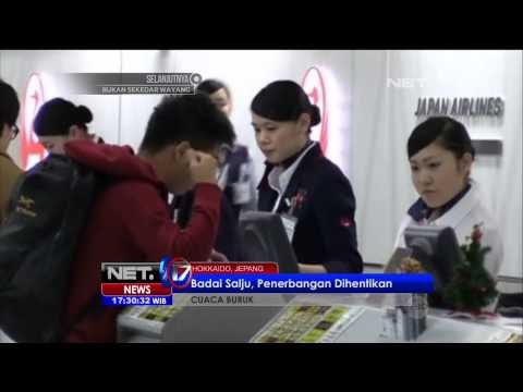 Pulau Hokkaido Jepang Dilanda Badai Salju -NET17