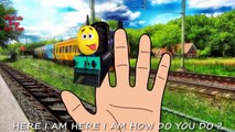 TRAIN FINGER FAMILY | PART 21 | Colors | Kids Songs | Mega Train Video For Little Toddler