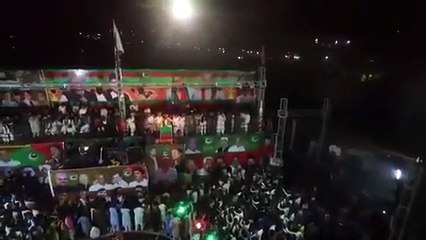 Aerial Footage Of PTI Umerkot Jalsa