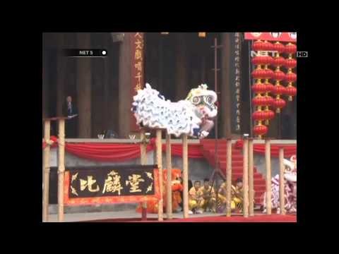 Atraksi Barogsai sukses pukau warga Weng'an Cina - NET5