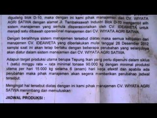 Pemenang tender UPS tempati gudang produksi tepung ikan - NET16