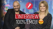Caroline Receveur et Jérôme Commandeur (Le monde secret des Emojis) : l'interview 100% Emoji !
