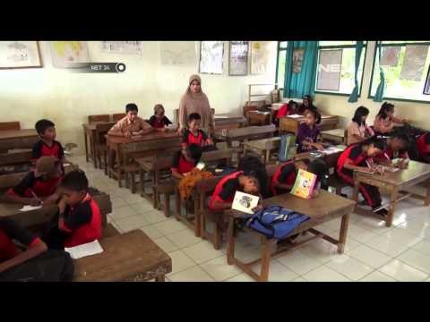 Jembatan Putus, Siswa SD di Sulsel Seberangi Sungai dengan Seutas Tali Menuju Sekolah - NET24