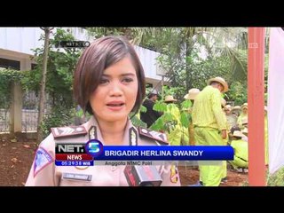 Sejumlah Polisi NTMC Mengajak 30 Siswa SD Bercocok Tanam NET5