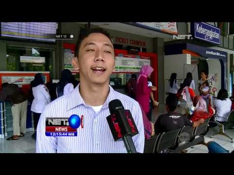 Jelang Libur Paskah, Tiket Kereta Api Berbagai Jurusan di Stasiun Gubeng Habis - NET12
