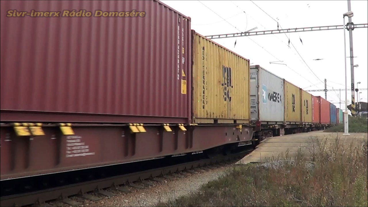 Nákladní vlaky Lysá nad Labem 19.10.2017