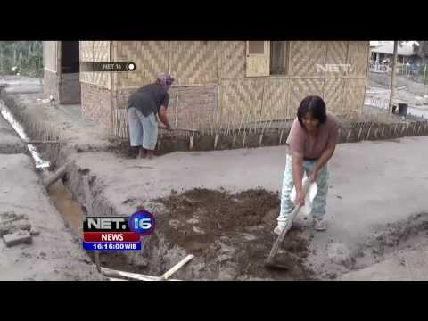 Pengungsi Menempati Hunian Sementara Pasca Erupsi Sinabung - NET16