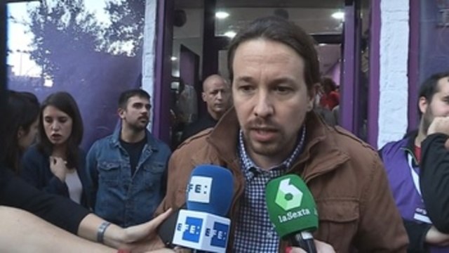 Pablo Iglesias: Es triste ver al PSOE entregado al PP