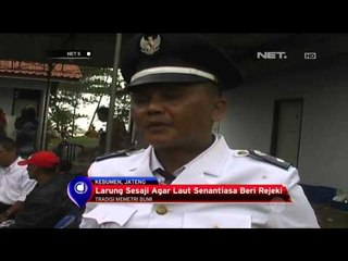 Tradisi Syukuran Larung Sesaji di Kebumen -NET5
