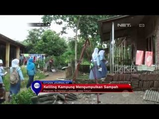 Siswi di Jember Keliling Kampung Mengumpulkan Sampah - NET5