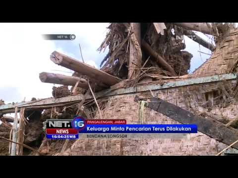 Keluarga korban longsor pengalengan minta pencarian terus dilakukan - NET16