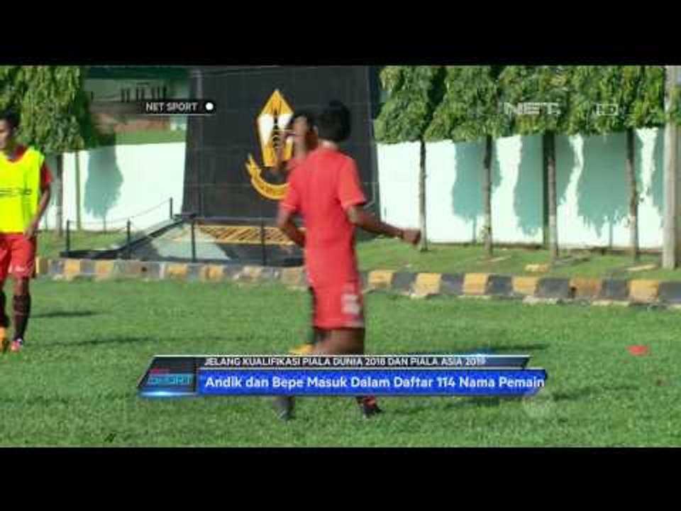 NET Sport - BTN Daftarkan 104 Nama Pemain untuk Kualifikasi Pra Piala Dunia 2018 & Pra Piala Asia 20