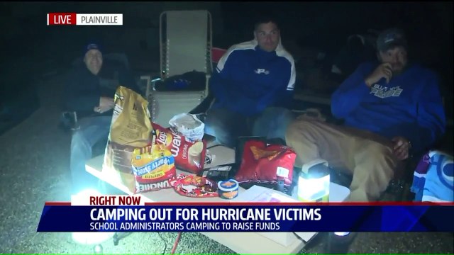 School Administrators Spend the Night on Roof of School to Raise Awareness for Maria Relief