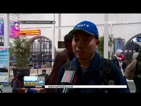 Puncak Arus Balik Libur Panjang di Stasiun Pasar Senen, Jakarta - IMS