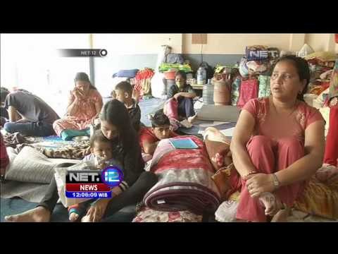 Seorang ibu melahirkan di RS Darurat Nepal - NET12