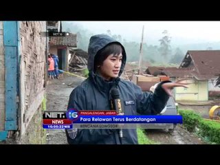 Live Evakuasi korban longsor Pangalengan berlansung di 3 lokasi - NET16