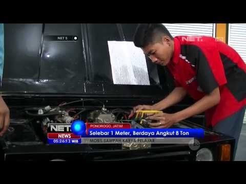 Mobil Pengankut Sampah Ramah Lingkungan Karya Siswa Ponorogo - NET5