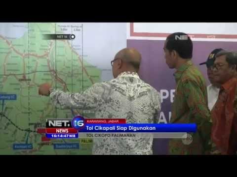 Presiden Jokowi Resmikan Tol Cikapali - NET16