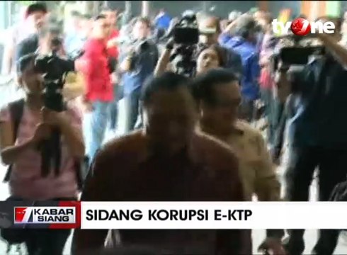 Sidang Korupsi E-KTP, Jaksa Hadirkan 10 Saksi