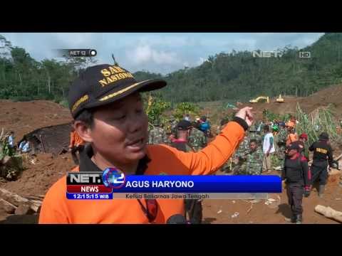 Diperkirakan Ada 47 Korban Masih Tertimbun Material Longsor Banjarnegara -NET12