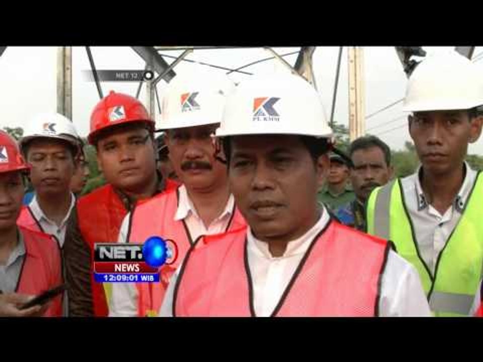 Jembatan Darurat untuk Antisipasi Amblesnya Jembatan Comal -NET12