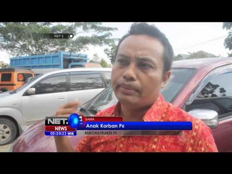 Rekonstruksi Ulang Pembunuhan Anak Kandung di Samarinda - NET5