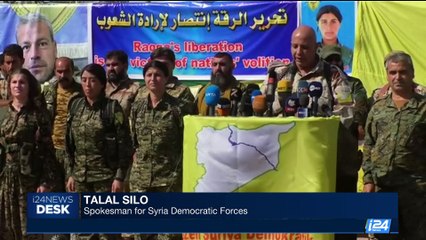 i24NEWS DESK | Raqqa to be part of 'Federal Syria' | Friday, October 20th 2017