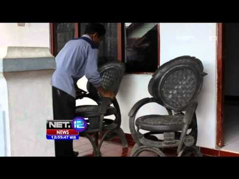 Kerajinan Unik Meja dan Kursi dari Ban Bekas - NET12