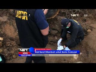 2 Buah Alat Berat Ditambahkan untuk Percepat Evakuasi Longsor Pangalengan  -NET16