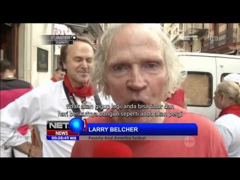 Kemeriahan Festival Dikejar Banteng Fan Sarmin di Spanyol - NET24