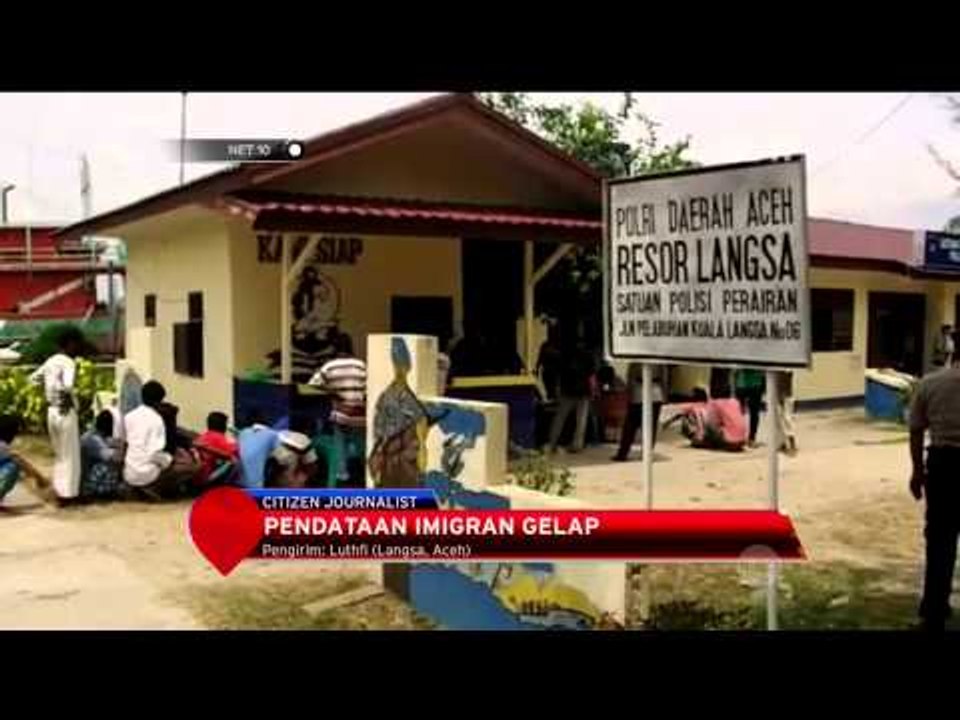 Dehidrasi, Ratusan Imigran Ditampung di Pelabuhan - NET10