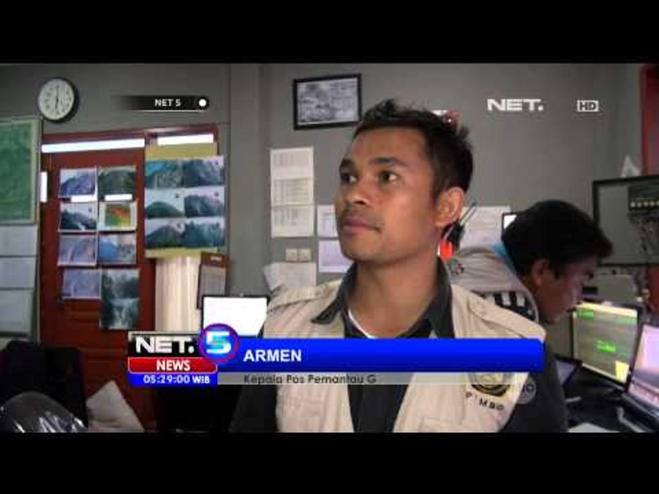 Ratusan Kali Guguran Awan Panas Sinabung dalam 6 Jam - NET5