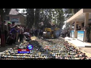 Polres Malang Amankan Ratusan Motor Dan Miras - NET5