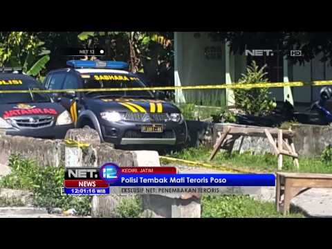 Tim Detasemen khusus Densus 88 Anti Teror menembak mati teroris - NET12