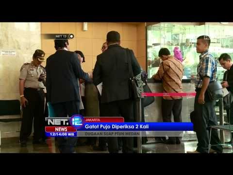 Live Report Pemeriksaan Tersangka Gubernur Sumut dan Istri Oleh KPK - NET12