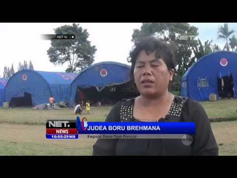 Pasa Bencan Sinabung, Pengungsi Kekurangan Bahan Makanan - NET16