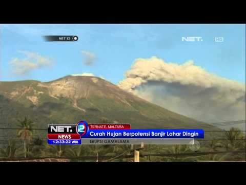 Erupsi Gamalama, Ribuan Warga Ternate Mengungsi - NET12
