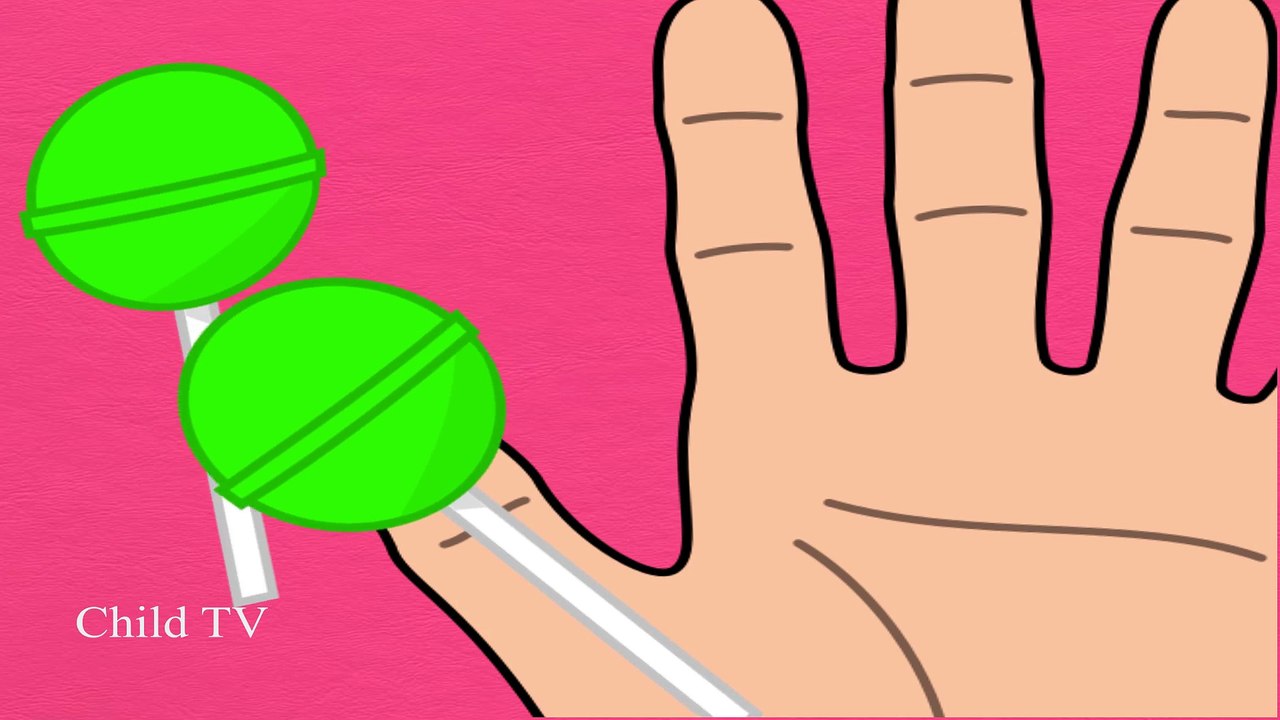 Finger Family Song Lollipop  Family Nursery Rhyme