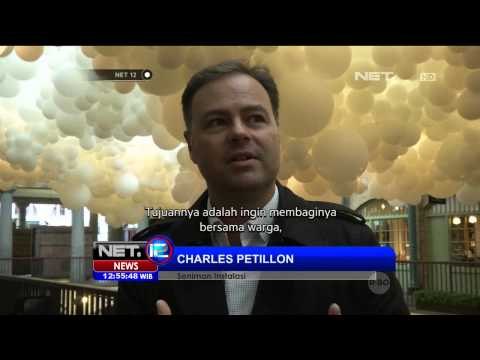 Instalasi 100 Ribu Balon Putih di Kota London Menarik Perhatian Pengunjung - NET12