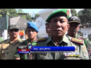 Ratusan TNI Membongkar Lapak dan Bangun Liar di Makam Sunan di Cirebon - NET12