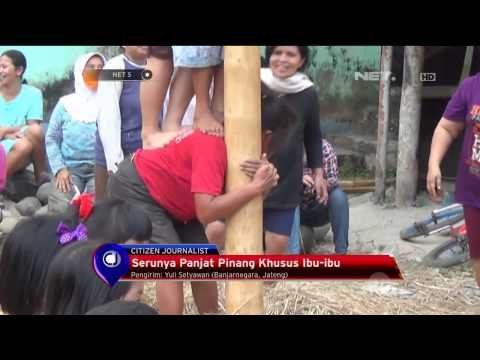 Serunya Panjat Pinang Khusus Ibu ibu - NET5