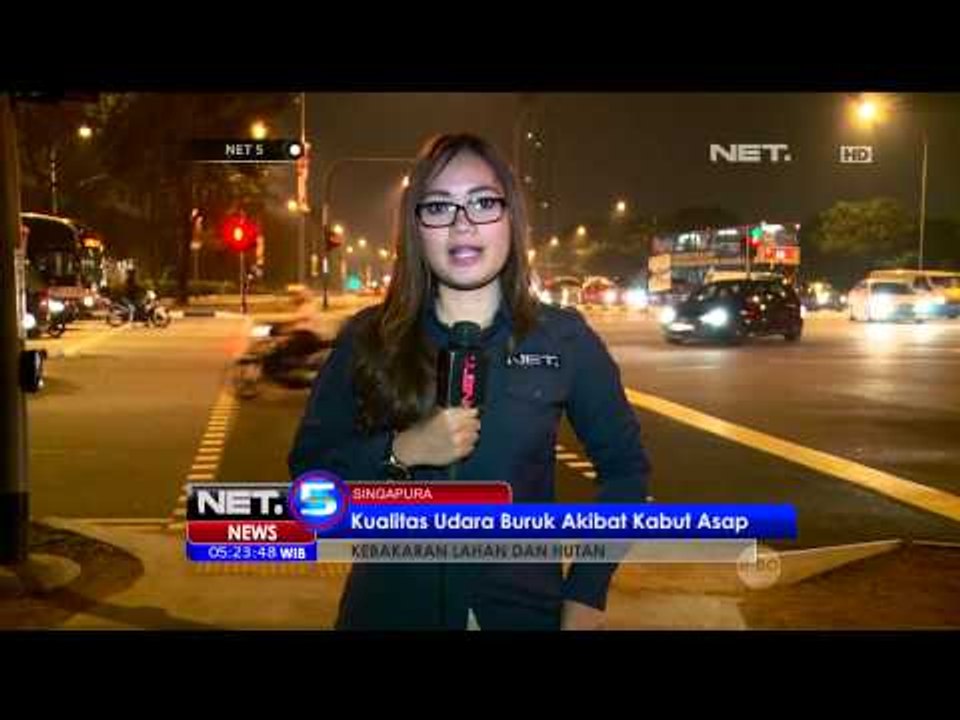 Kualitas Udara di Singapura Tetap Tidak Sehat - NET5