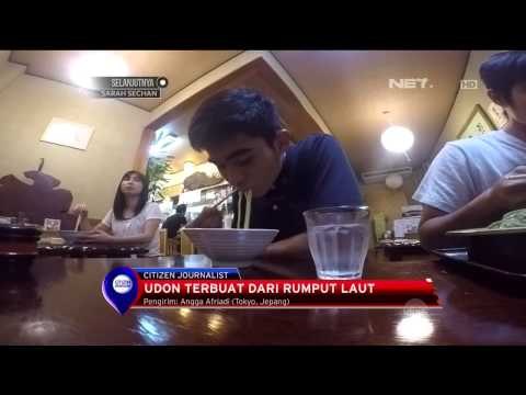 Kreasi Kuliner Udon Berbahan Rumput Laut di Jepang - NET12