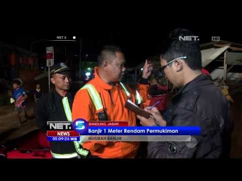 Tanggul penahan air sungai Cironggeng jebol ratusan rumah terendam banjir - NET5
