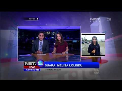 Live Phone Dari Papua, Evakuasi Jalur Darat Pesawat Trigana Air - NEt12