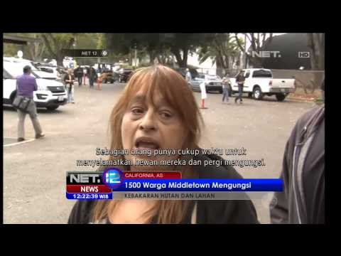 Kebakaran Hutan Meluas, Ratusan Rumah Warga California Terbakar - NET12