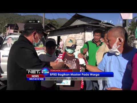 Gunung Lokon Erupsi, Kota Tomohon Tertutup Abu Vulkanis - NET24