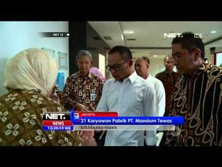 PT Mandom Pastikan Jaminan Biaya Perawatan Korban Kebakaran Pabrik - NET12