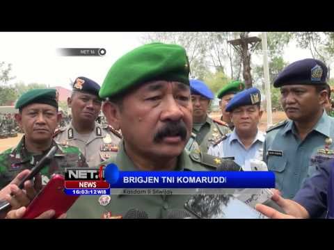 Ribuan Prajurit TNI Penanganan Kebakaran Lahan Tiba di Palembang - NET16